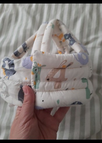 Bebek kafa koruyucu yumuşak kask - Görsel 5