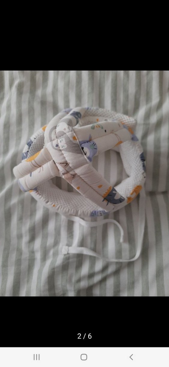 Bebek kafa koruyucu yumuşak kask - Görsel 2