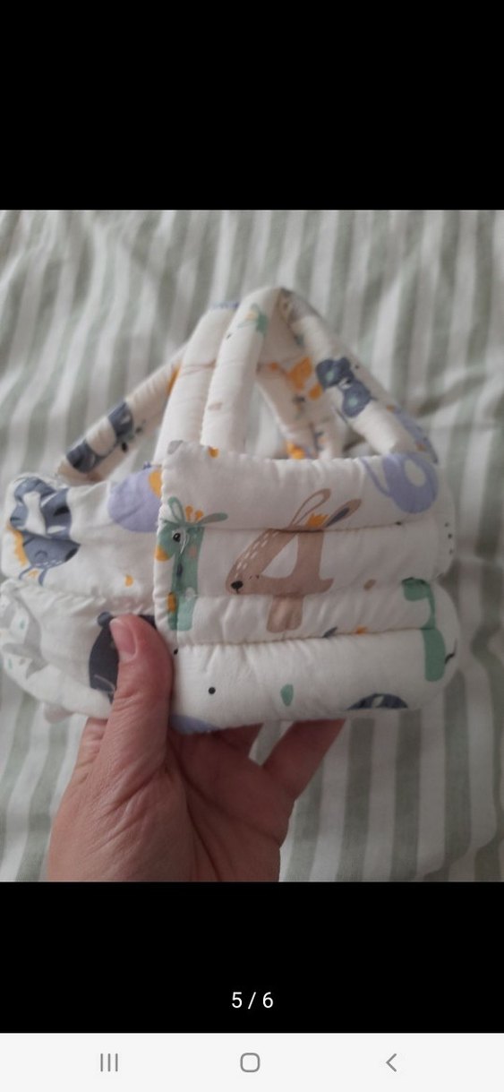 Bebek kafa koruyucu yumuşak kask - Görsel 5