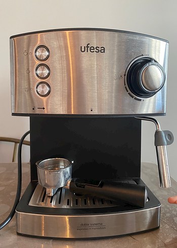 Ufesa Kahve Makinesi Gri-Kahverengi