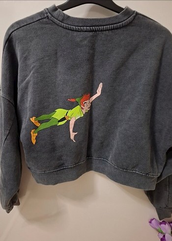 xs Beden gri Renk Gri Baskılı Kadın Sweatshirt