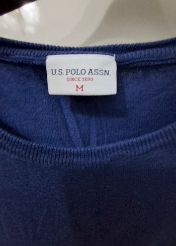 m Beden mavi Renk US Polo Uzun Kollu triko kazak