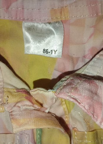 Kız Çocuk Renkli Batik Desenli Yelek - Görsel 4