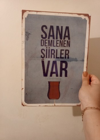 Sana Demlenen Şiirler Var Tablo