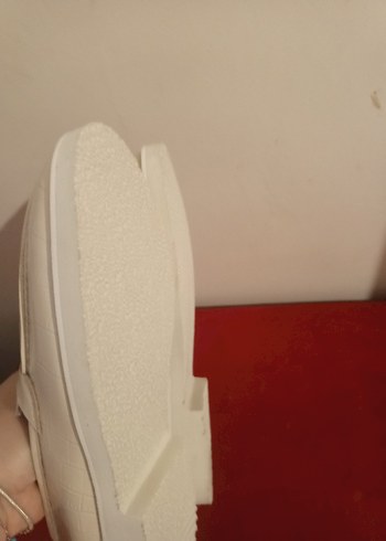 39 Beden beyaz Renk Beyaz Dolgu Topuklu Kadın Günlük Ayakkabı