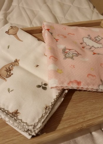 Nakışlı Pamuk Çocuk Battaniyesi - Pembe - Görsel 6