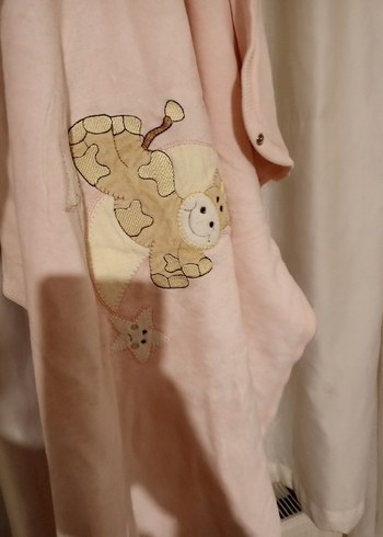 Nakışlı Pamuk Çocuk Battaniyesi - Pembe - Görsel 11