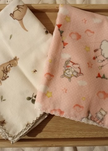 Nakışlı Pamuk Çocuk Battaniyesi - Pembe - Görsel 2