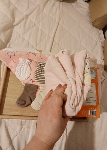 Nakışlı Pamuk Çocuk Battaniyesi - Pembe - Görsel 17