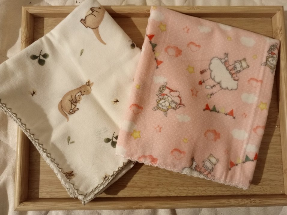 Nakışlı Pamuk Çocuk Battaniyesi - Pembe - Görsel 2