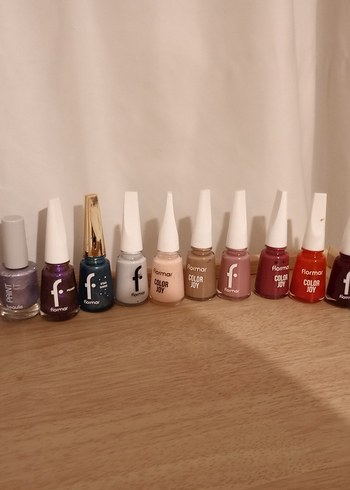 Çok Renkli Flormar Oje Seti 14 adet hepsi - Görsel 6