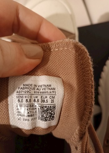 Bej Platform Topuklu Kadın Spor Ayakkabı deri - Görsel 8