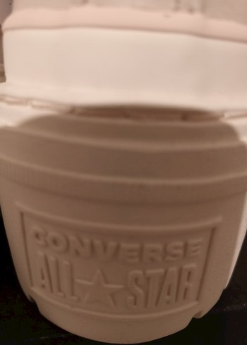 Beyaz Platform Topuklu Kadın Spor Ayakkabı deri - Görsel 6