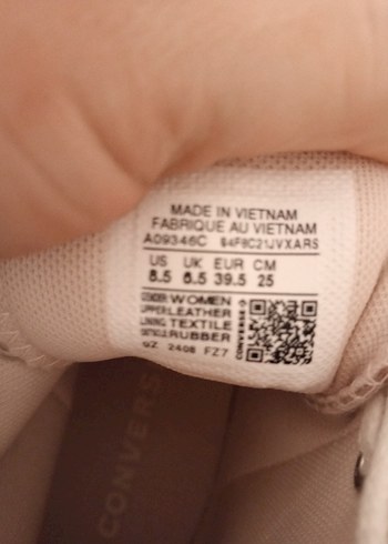 Beyaz Platform Topuklu Kadın Spor Ayakkabı deri - Görsel 5