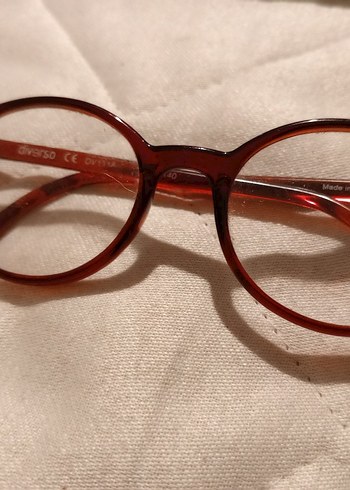 Şeffaf Parlak Bordo Kadın Gözlüğü - Görsel 6