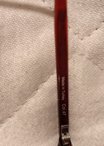 Şeffaf Parlak Bordo Kadın Gözlüğü - Görsel 5