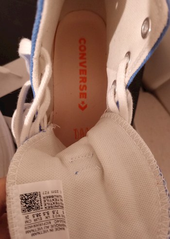 Mavi Platform Topuklu Spor Ayakkabı - Görsel 7