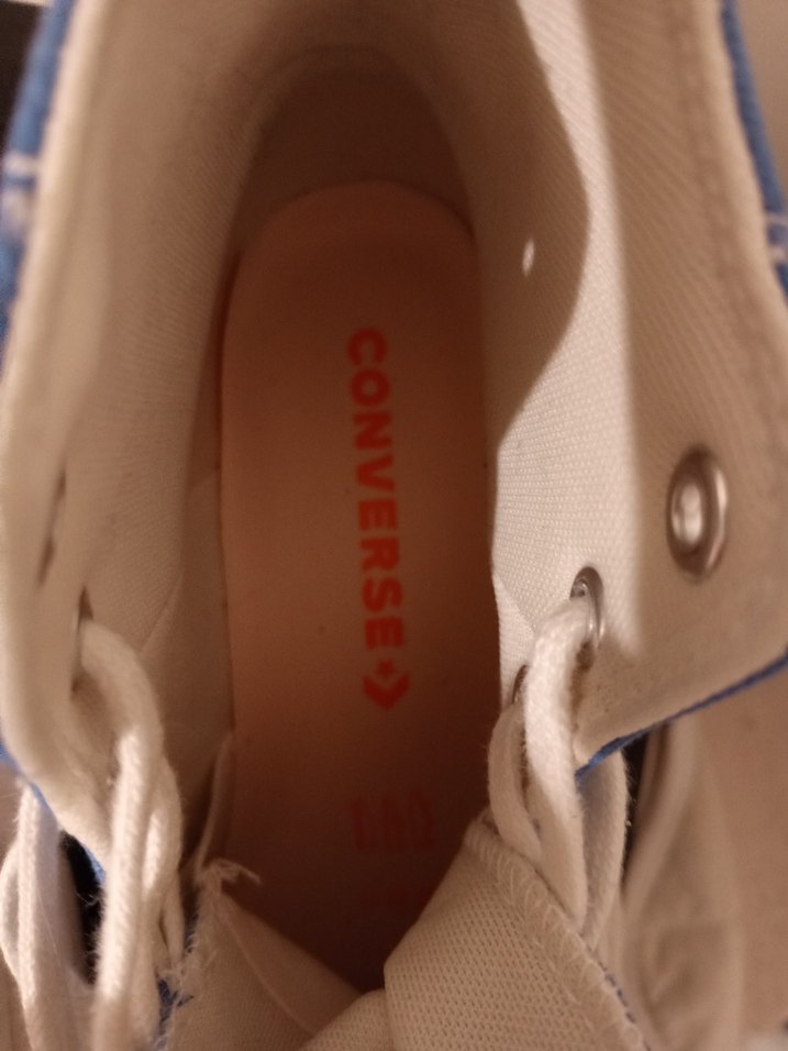 Mavi Platform Topuklu Spor Ayakkabı - Görsel 3