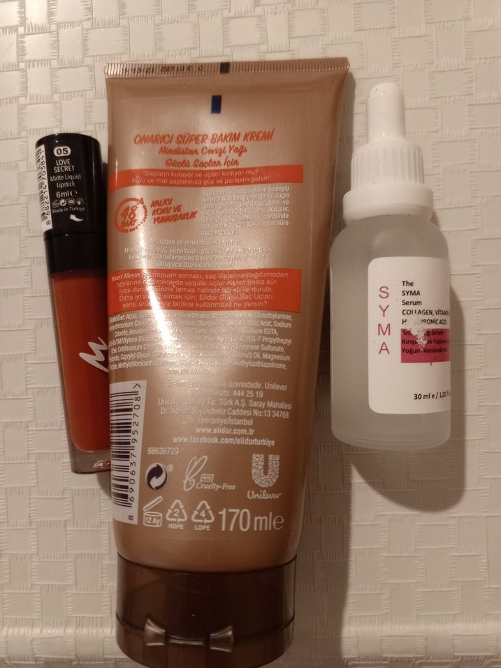 Elidor Onarıcı Saç Kremi , serum, kilit ruj, floormar göz100 tl - Görsel 2