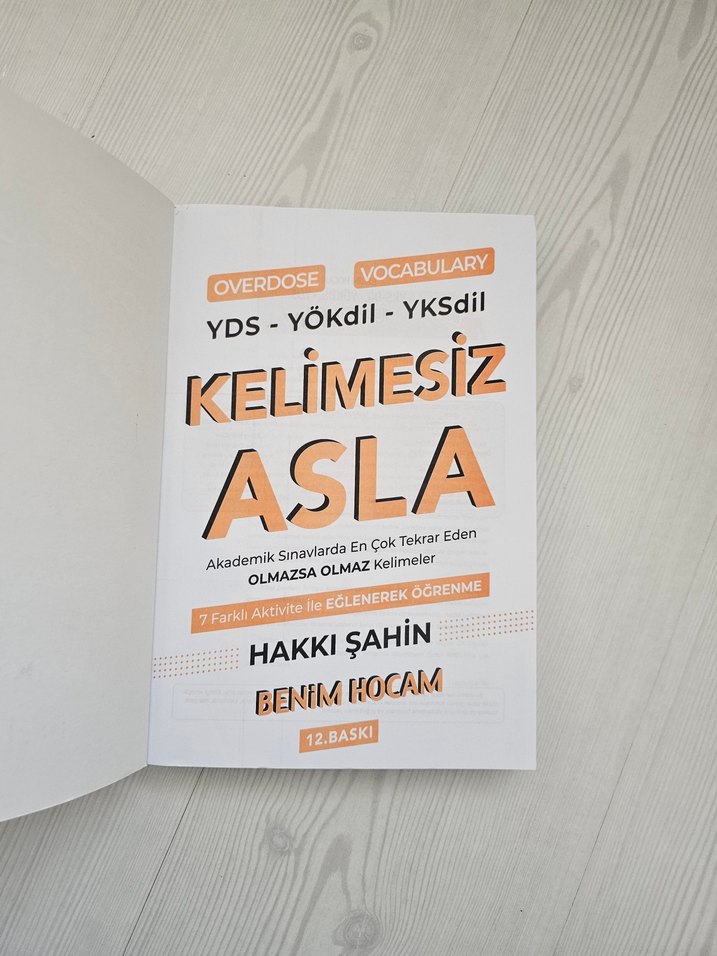 Kelimesiz Asla - YDS YÖKdil YKSdil Kelime Kitabı - Görsel 2