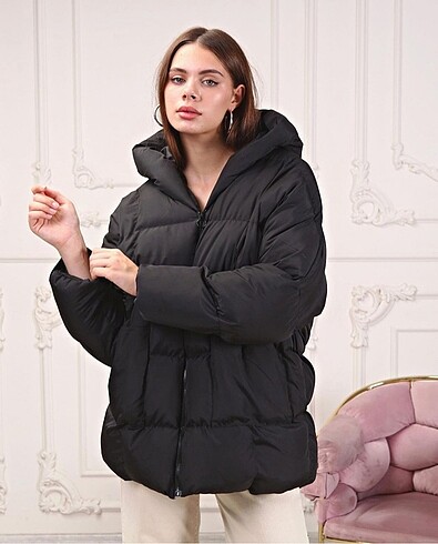 Diğer Siyah yarasa model mont