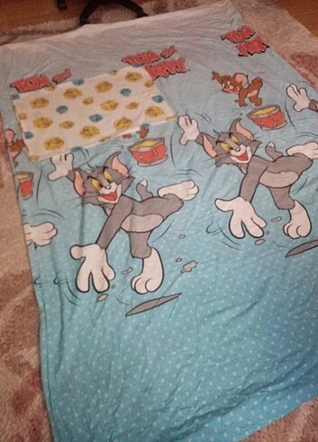Tom ve Jerry Orijinal tek kişilik nevresim takımı 