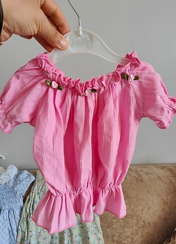 Pembe kız Bluz
