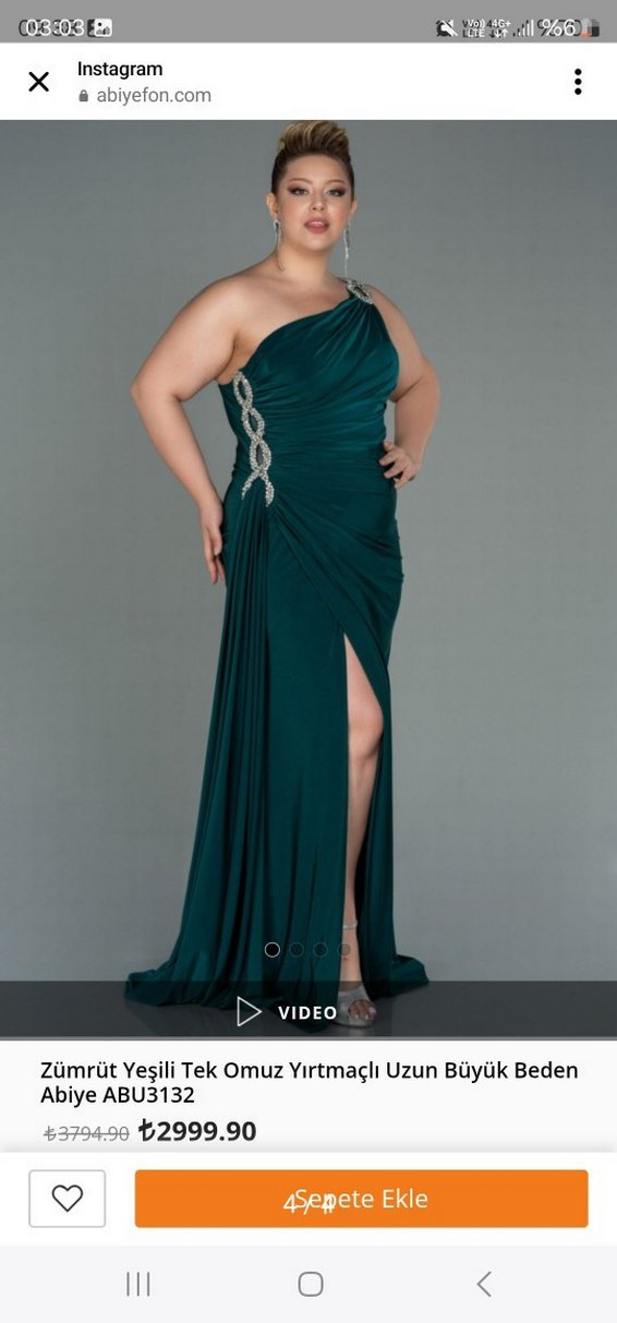 Uzun Gece Elbisesi - Görsel 4