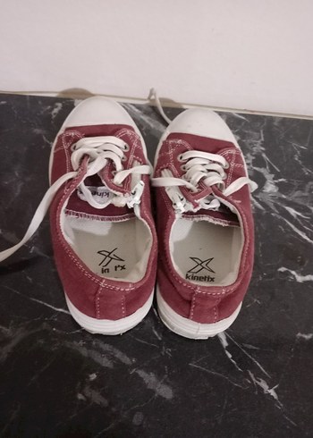 29 Beden Bordo Bağcıkli Çocuk Spor Ayakkabı