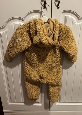 Kahverengi Kürklü Bebek Tulumu Wellsoft - Görsel 2