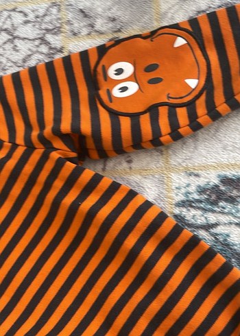 Erkek Çocuk Kahverengi Çizgili Sweatshirt - Görsel 5