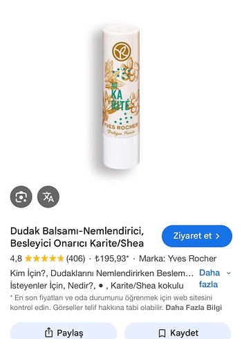 Yves Rocher Dudak Balsamı - Görsel 4