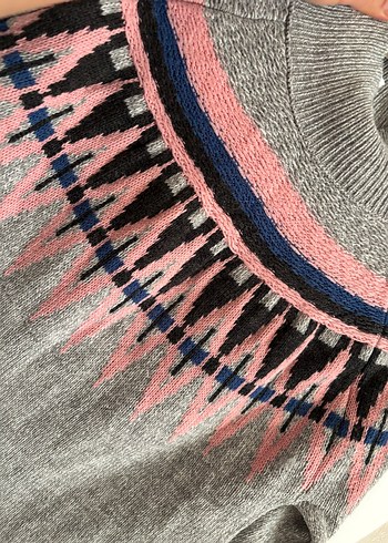 DeFacto Gri Yüksek Yakalı Kazak - Görsel 5