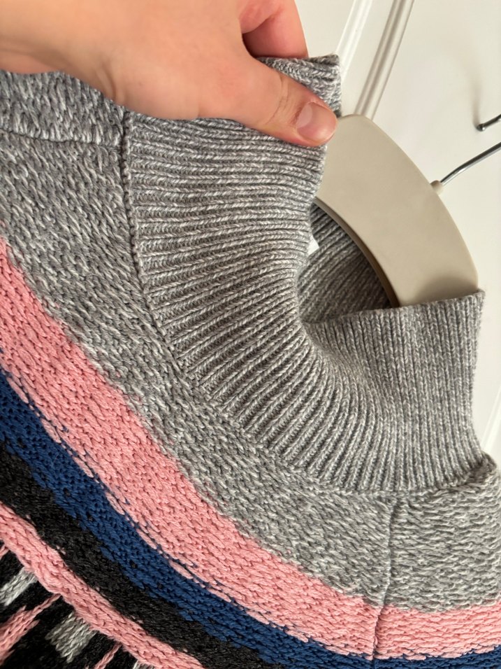 DeFacto Gri Yüksek Yakalı Kazak - Görsel 4