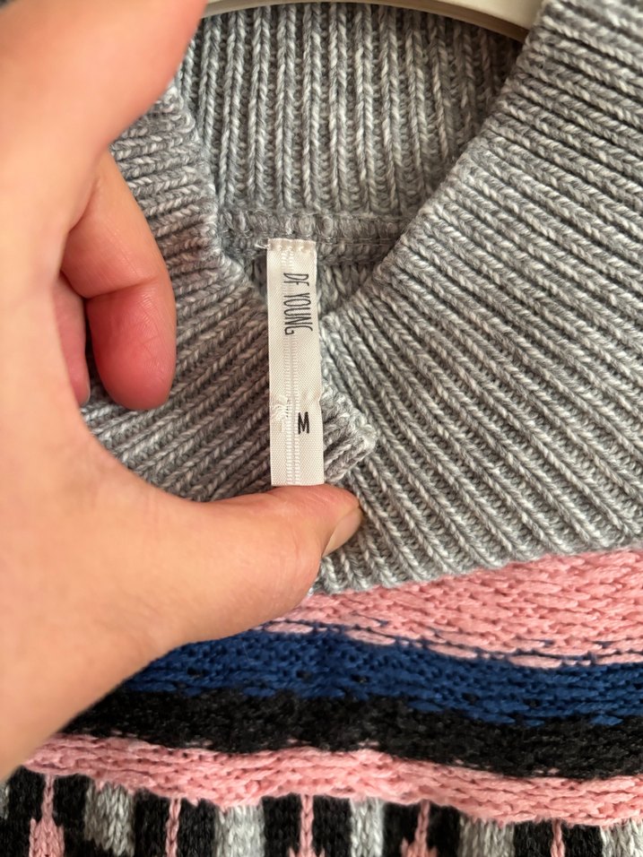 DeFacto Gri Yüksek Yakalı Kazak - Görsel 3