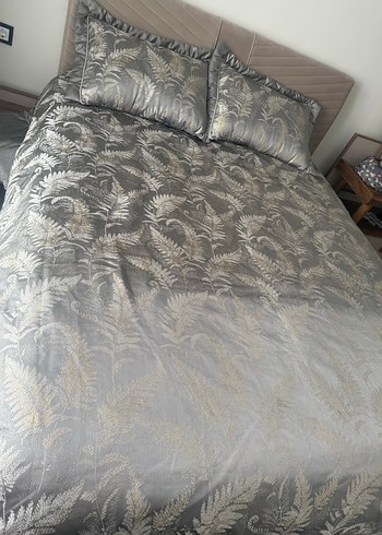 Karaca Sonbahar Gri Yatak Örtüsü - Görsel 3