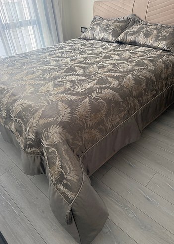 Karaca Sonbahar Gri Yatak Örtüsü - Görsel 5