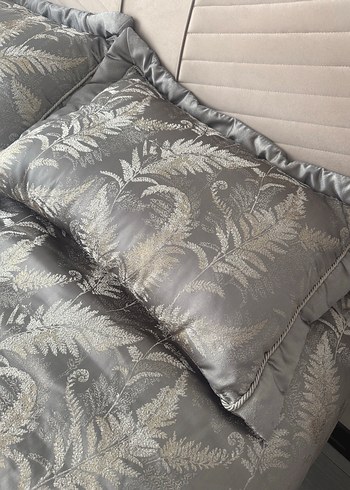 Karaca Sonbahar Gri Yatak Örtüsü - Görsel 4