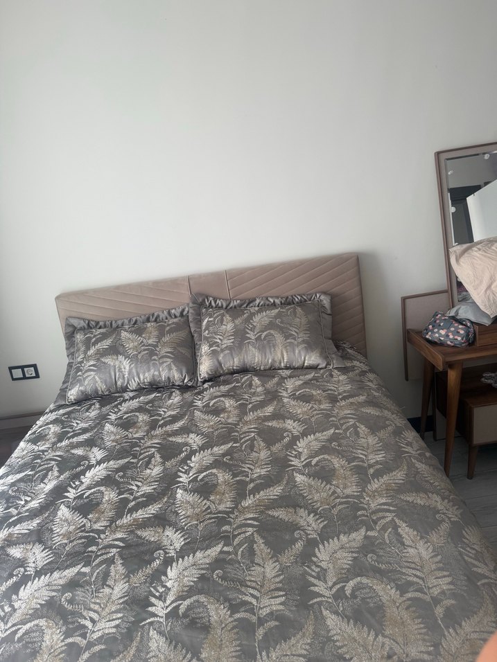 Karaca Sonbahar Gri Yatak Örtüsü - Görsel 2