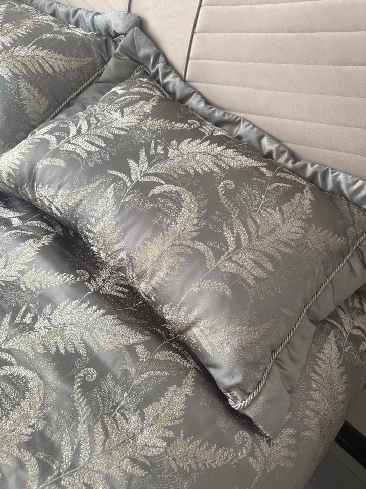 Karaca Sonbahar Gri Yatak Örtüsü - Görsel 4