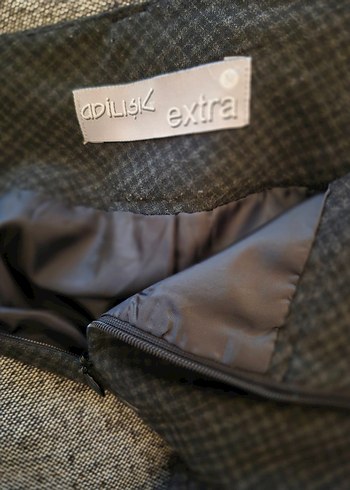 38 Gri Midi Kalem Etek - Görsel 3