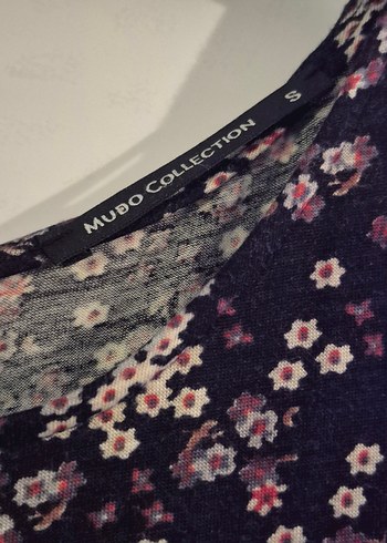 Fakir kol yuvarlak yaka çıtır çiçekli diz altı Elbise - Görsel 4