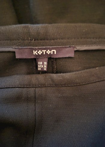 Siyah diz boyu midi Kadın Etek - Görsel 5