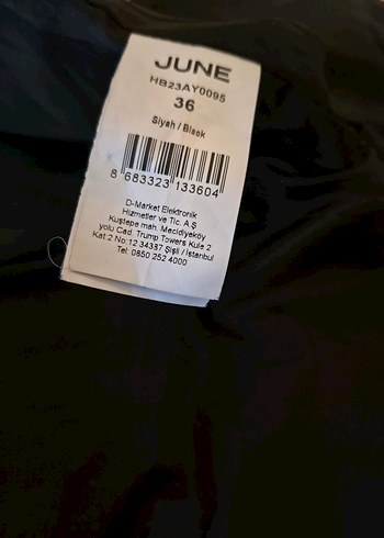 36 Siyah Uzun Fermuarlı Kadın Kış Montu - Görsel 5