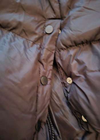 36 Siyah Uzun Fermuarlı Kadın Kış Montu - Görsel 9