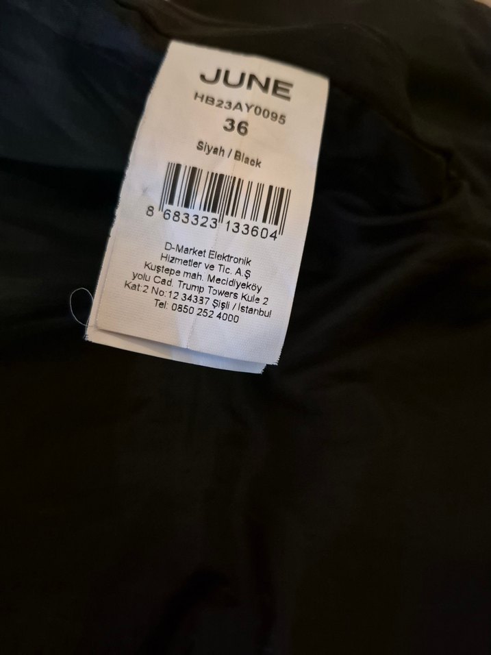 36 Siyah Uzun Fermuarlı Kadın Kış Montu - Görsel 5