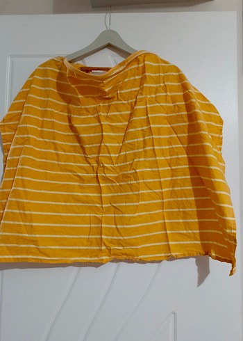 Sarı Çizgili emzirme önlüğü - Görsel 2