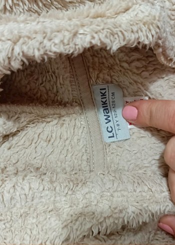 Kız çocuk peluş yelek - Görsel 2