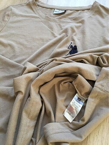 s Beden camel Renk USPA KADIN TSHİRT