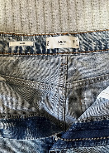 Mango buz mavisi mom jeans. - Görsel 2